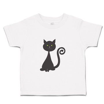 Toddler Clothes Green Eyes Black Cat Holidays and Occasions Halloween Cotton