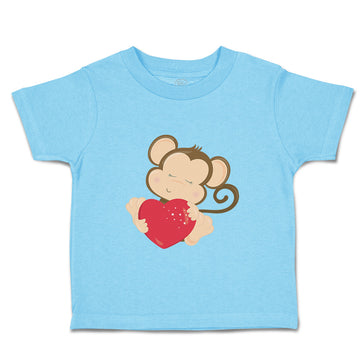 Toddler Clothes Safari Valentine Monkey Holidays and Occasions Valentins Day