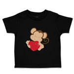 Toddler Clothes Safari Valentine Monkey Holidays and Occasions Valentins Day