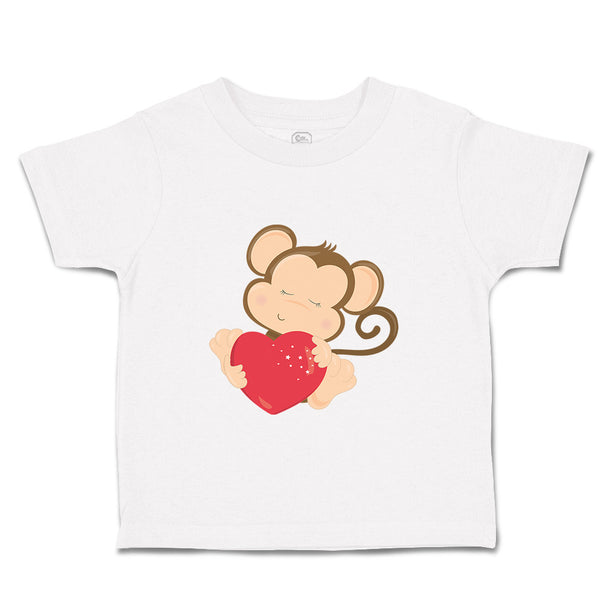 Toddler Clothes Safari Valentine Monkey Holidays and Occasions Valentins Day