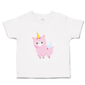 Toddler Girl Clothes Valentine Lama Unicorn Holidays and Occasions Valentins Day