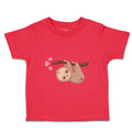 Toddler Clothes Valentine Sloth Branch Pink Hearts Valentins Day Toddler Shirt