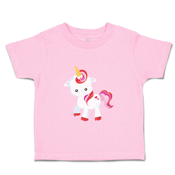 Toddler Girl Clothes Valentine Unicorn Walks Holidays Valentins Toddler Shirt