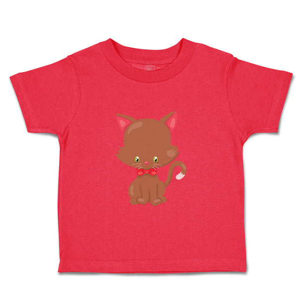 Toddler Clothes Christmas Kitten Sits Holidays and Occasions Christmas Cotton