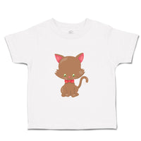 Toddler Clothes Christmas Kitten Sits Holidays and Occasions Christmas Cotton