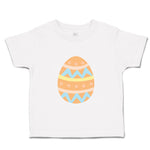 Toddler Clothes Orange Colorful Egg Toddler Shirt Baby Clothes Cotton