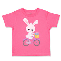 Toddler Girl Clothes Easter Bunny Bike Easter Toddler Shirt Baby Clothes Cotton