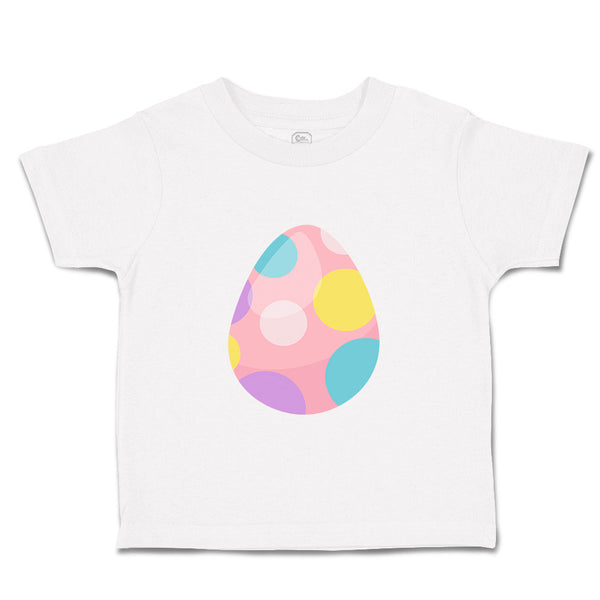 Toddler Clothes Pink Colorful Dots Egg Toddler Shirt Baby Clothes Cotton