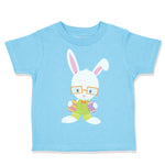 Cute Toddler Clothes Bunny Glasses Easter Toddler Shirt Baby Clothes Cotton