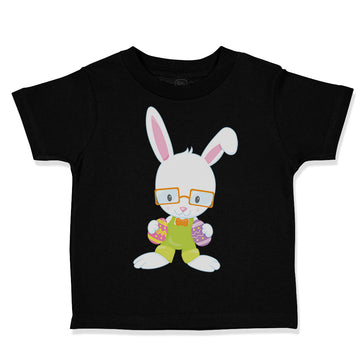 Cute Toddler Clothes Bunny Glasses Easter Toddler Shirt Baby Clothes Cotton