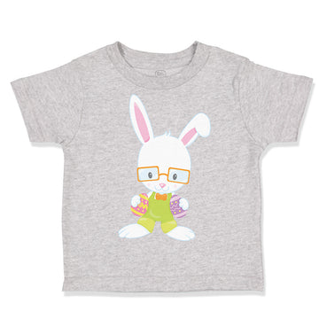 Cute Toddler Clothes Bunny Glasses Easter Toddler Shirt Baby Clothes Cotton