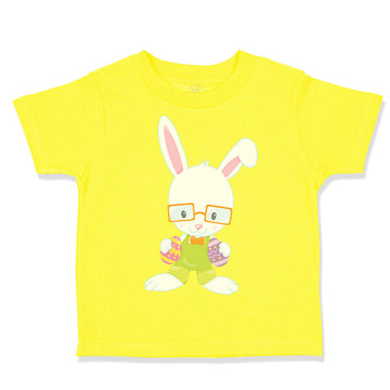 Cute Toddler Clothes Bunny Glasses Easter Toddler Shirt Baby Clothes Cotton