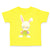 Cute Toddler Clothes Bunny Glasses Easter Toddler Shirt Baby Clothes Cotton