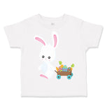 Toddler Clothes Bunny Cart Eggs Easter Toddler Shirt Baby Clothes Cotton