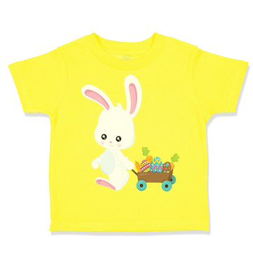 Toddler Clothes Bunny Cart Eggs Easter Toddler Shirt Baby Clothes Cotton