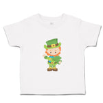 Toddler Clothes Leprechaun Clover A St Patrick's Day Toddler Shirt Cotton