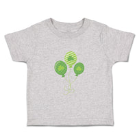 Toddler Clothes Irish Clover Balloons St Patrick's Day Toddler Shirt Cotton