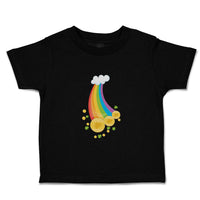 Toddler Clothes Leprechaun Rainbow St Patrick's Day Toddler Shirt Cotton