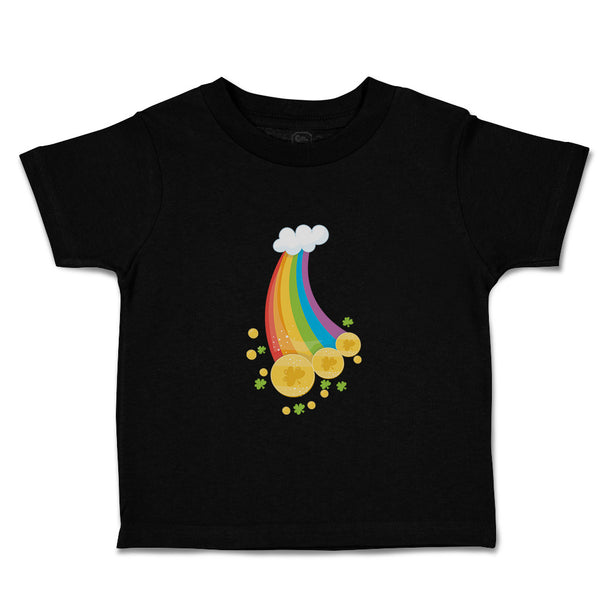 Toddler Clothes Leprechaun Rainbow St Patrick's Day Toddler Shirt Cotton