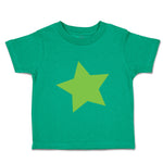 Toddler Clothes Light Green Star St Patrick's Day Toddler Shirt Cotton