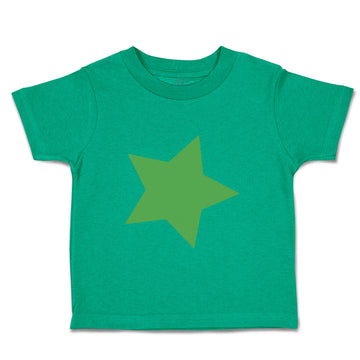 Toddler Clothes Dark Green Star St Patrick's Day Toddler Shirt Cotton