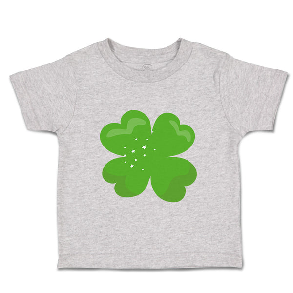 Toddler Clothes Irish Clover Dark Green Sparkle St Patrick's Day Toddler Shirt