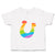 Toddler Clothes Lucky Horseshoe Rainbow St Patrick's Day Toddler Shirt Cotton