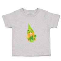 Toddler Clothes Leprechaun Lucky Horseshoe St Patrick's Day Toddler Shirt Cotton