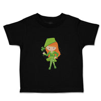 Toddler Clothes Leprechaun Girl St Patrick's Day Toddler Shirt Cotton