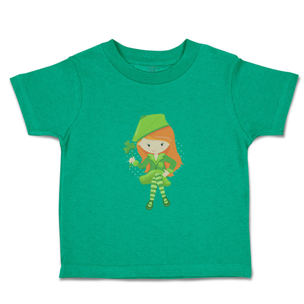 Toddler Clothes Leprechaun Girl St Patrick's Day Toddler Shirt Cotton