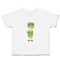 Toddler Clothes Leprechaun Boy 1 St Patrick's Day Toddler Shirt Cotton