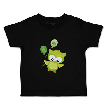 Toddler Clothes Leprechaun Owl Balloons St Patrick's Day Toddler Shirt Cotton