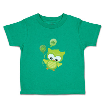 Toddler Clothes Leprechaun Owl Balloons St Patrick's Day Toddler Shirt Cotton