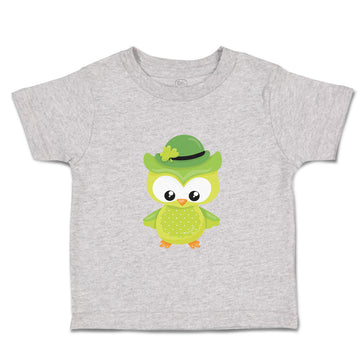 Toddler Clothes Leprechaun Owl Hat St Patrick's Day Toddler Shirt Cotton