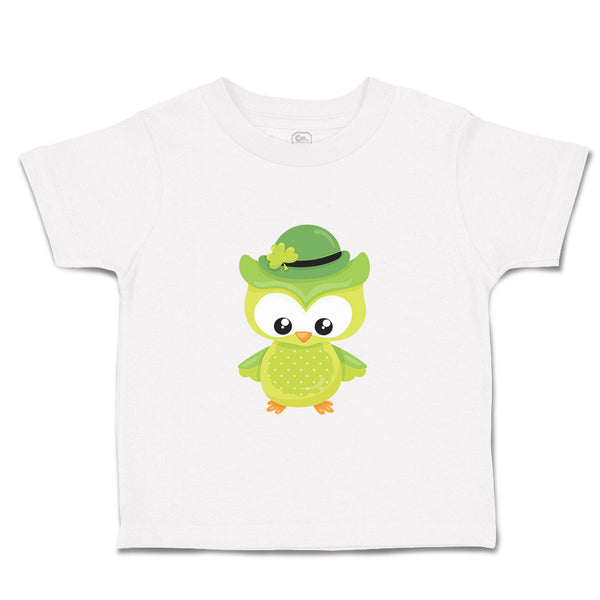 Toddler Clothes Leprechaun Owl Hat St Patrick's Day Toddler Shirt Cotton