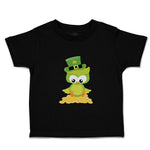 Toddler Clothes Leprechaun Owl Money St Patrick's Day Toddler Shirt Cotton