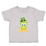 Toddler Clothes Leprechaun Owl Money St Patrick's Day Toddler Shirt Cotton
