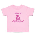 Toddler Clothes Happy 1St Mothers Day with Mother and Son Image Toddler Shirt
