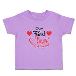 Toddler Clothes Our First Mother's Day with Heart Toddler Shirt Cotton