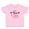 Toddler Clothes Our First Mother's Day with Heart Toddler Shirt Cotton