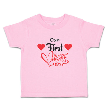 Toddler Clothes Our First Mother's Day with Heart Toddler Shirt Cotton