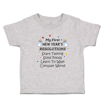 Toddler Clothes Year's Resolutions Talking Solid Foods Walk Conquer Cotton