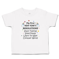 Toddler Clothes Year's Resolutions Talking Solid Foods Walk Conquer Cotton