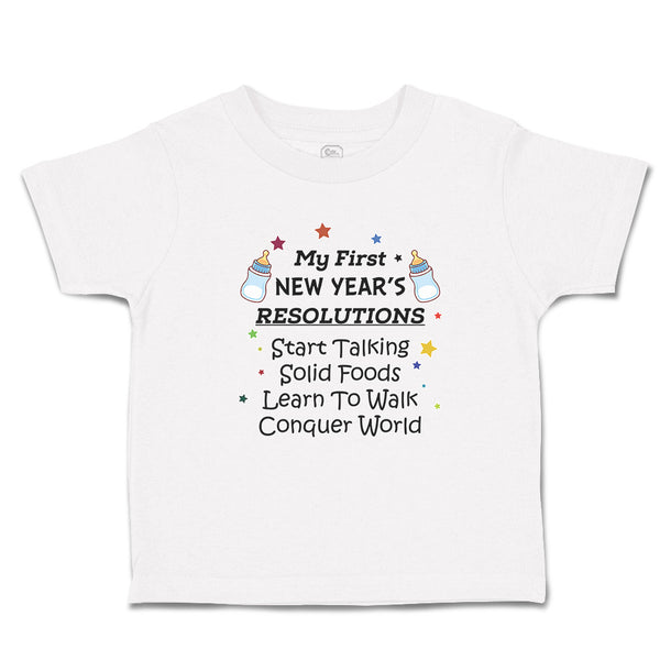 Toddler Clothes Year's Resolutions Talking Solid Foods Walk Conquer Cotton