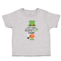 Toddler Clothes Don'T Wake Me up Until The Fightin' Irish Game Hat and Bow