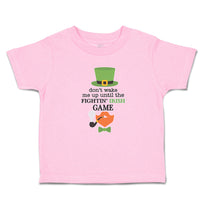 Toddler Clothes Don'T Wake Me up Until The Fightin' Irish Game Hat and Bow