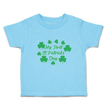 My First St.Patrick's Day with Irish Shamrock Leaves
