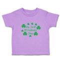 Toddler Clothes My First St.Patrick's Day with Irish Shamrock Leaves Cotton