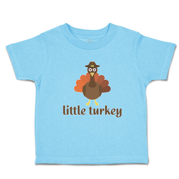 Toddler Clothes Little Turkey Bird with Hat Toddler Shirt Baby Clothes Cotton