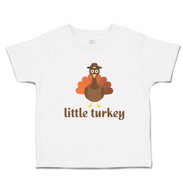Toddler Clothes Little Turkey Bird with Hat Toddler Shirt Baby Clothes Cotton